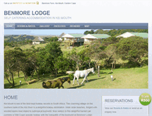 Tablet Screenshot of benmorelodge.co.za